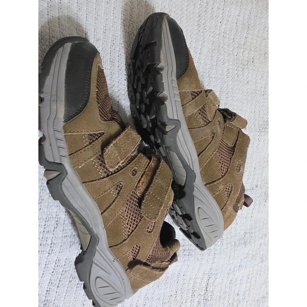 Apex A3260M Walker Mens Brown Suede Mesh Hiking Walking Shoes Size 11